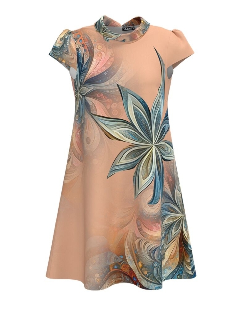 Rochie casual imprimata digital cu model floral SS24 - Img 1