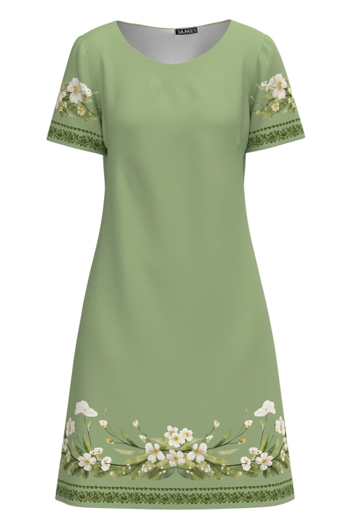 Rochie casual imprimata Iasomie