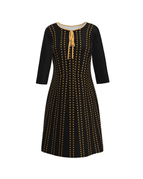 Rochie imprimata cu motive traditionale CIO44