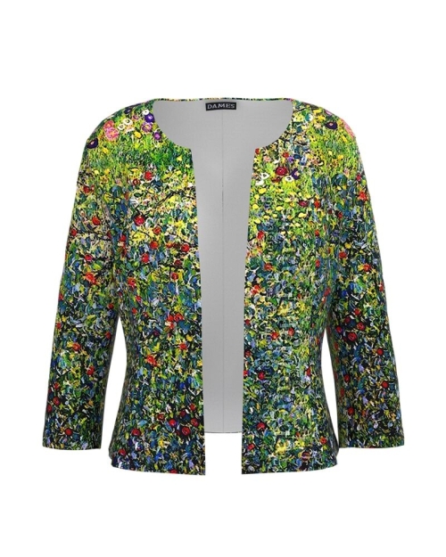 Sacou cambrat imprimat Floral CMD860