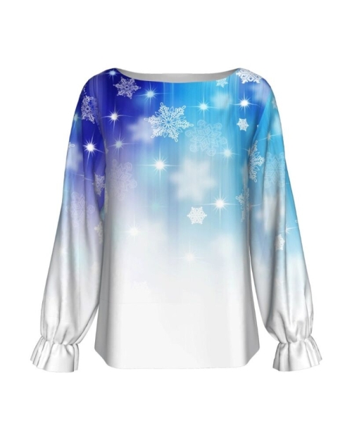 Bluza imprimata digital Snow A842C14 - Img 1