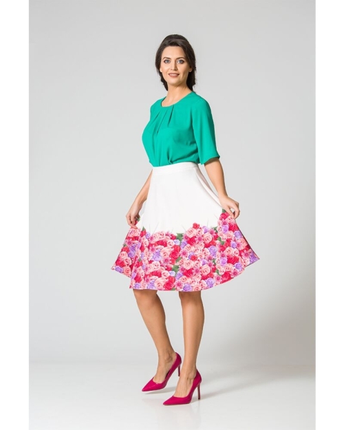 Fusta clos imprimata digital Flowers A817-I19 - Img 2