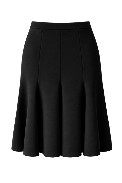 Fusta neagra eleganta in clini