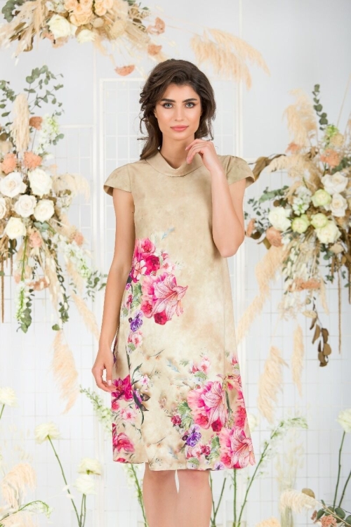 Rochie casual imprimata digital CMD706 - Img 2