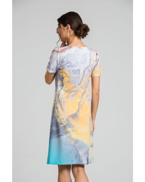 Rochie evazata imprimata digital CMD67 - Img 5