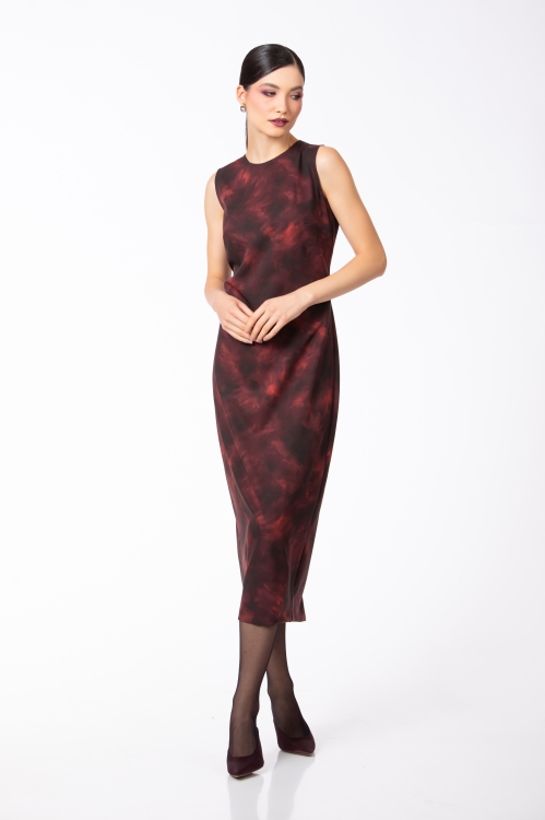 Rochie lunga cu capa detasabila - Img 3