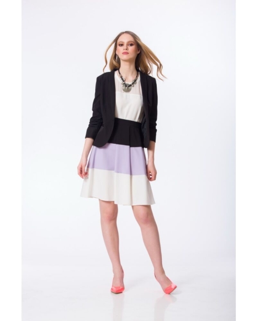 Sacou casual cu maneca creata M162N - Img 1