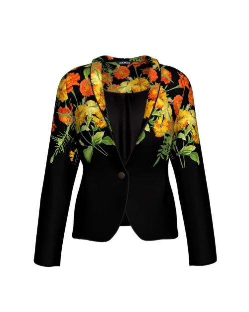 Sacou casual imprimat cu model Floral CMD330