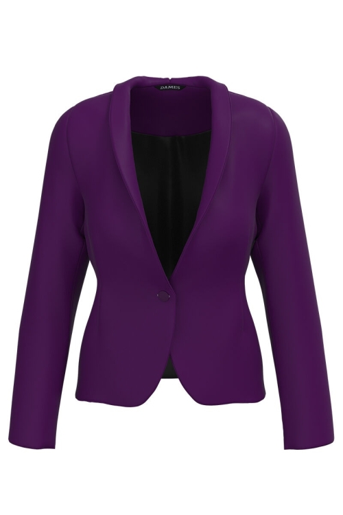 Sacou office mov cambrat imprimat digital CMD3376 - Img 2