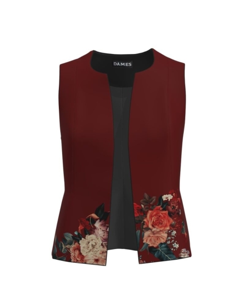 Vesta grena imprimata cu model floral CMD2617