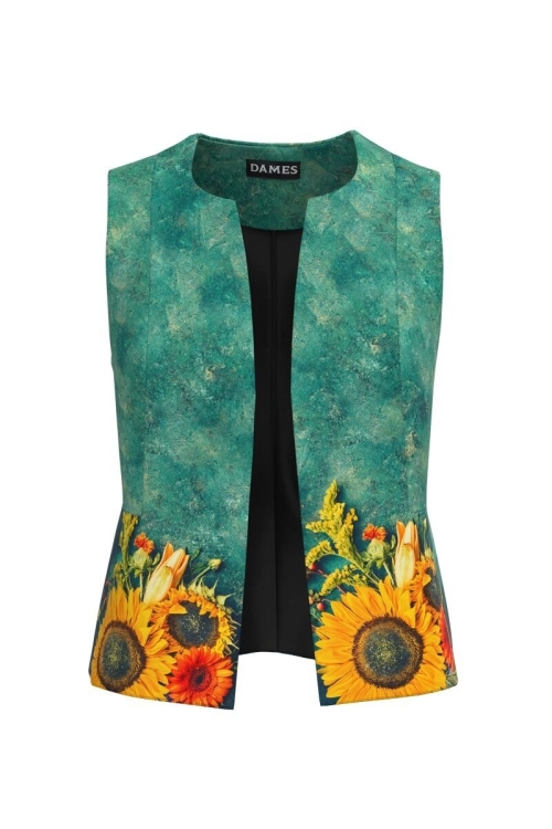 Vesta imprimata cu model Floarea Soarelui CMD493 - Img 2