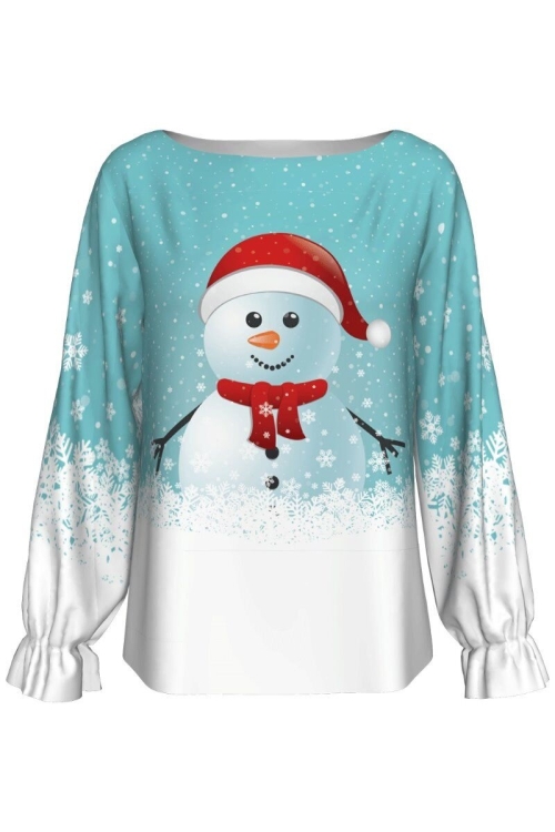 Bluza imprimta digital Snowman A842C15 - Img 2