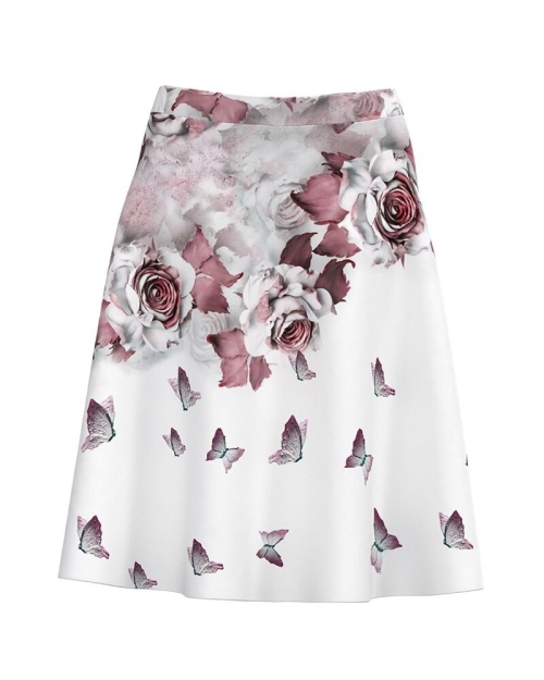 Fusta clos imprimata cu model floral CMD564 - Img 1