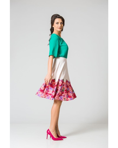 Fusta clos imprimata digital Flowers A817-I19 - Img 3
