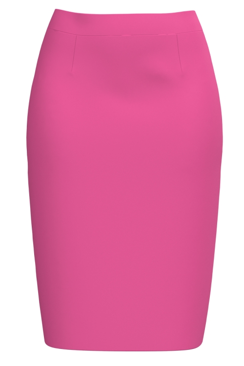 Fusta conica roz trandafiriu Doll