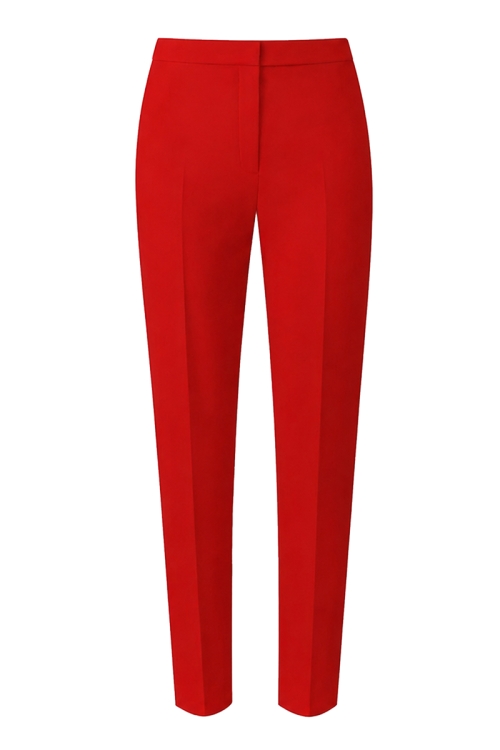 Pantalon conic rosu
