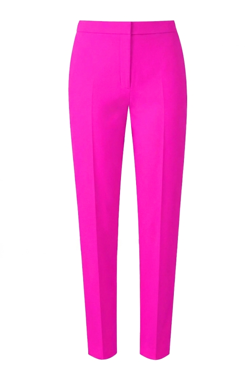 Pantaloni conici fucsia