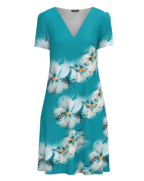 Rochie casual de vara imprimată cu model floral CMD4501