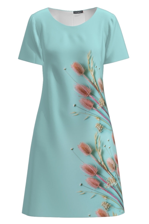 Rochie casual evazata imprimata digital CMD899 - Img 2