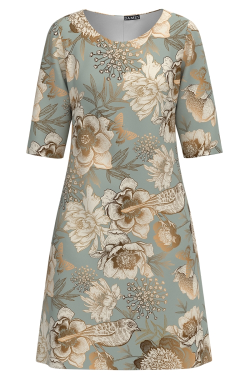 Rochie casual imprimata floral