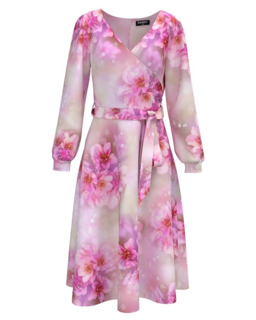 Rochie eleganta imprimata cu model floral