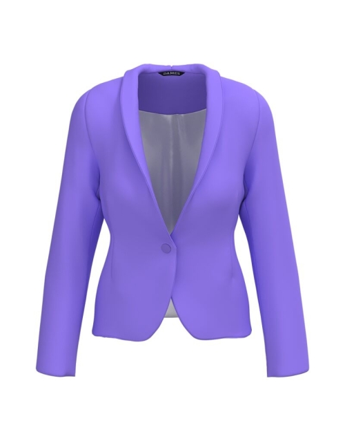 Sacou office lila cambrat imprimat digital CMD3300 Stoc