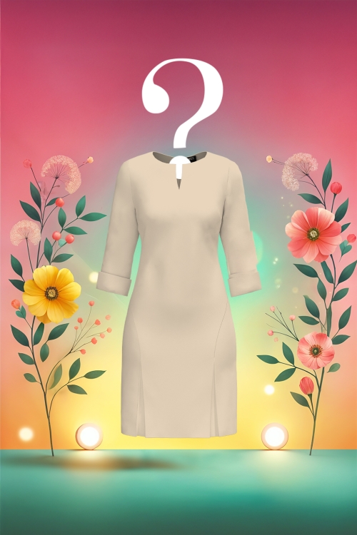 Surpriza Primaverii - Rochie casual cu detalii in contrast
