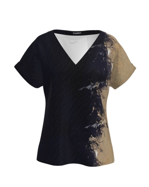 Bluza cu maneca raglan in doua culori CMD605 - Img 1