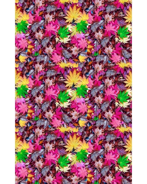 Fata de masa din satin imprimat cu model Multicolor CMD3542 - Img 3