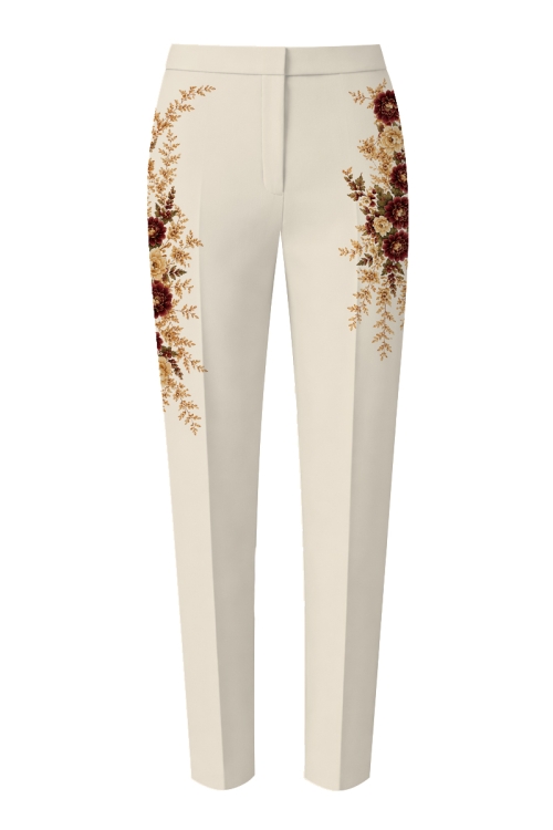 Pantalon conic ivory Royal Garden