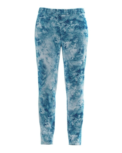 Pantaloni bleu din catifea cu buzunare CMD3397