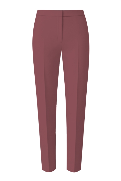 Pantaloni conici roz antic