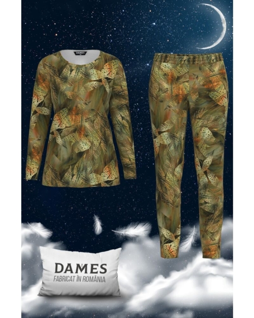 Pijamale de dama cu imprimeu digital CMD1448