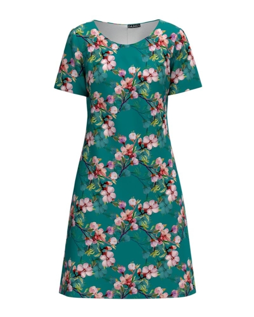 Rochie casual imprimata cu model Floral CMD627 - Img 1