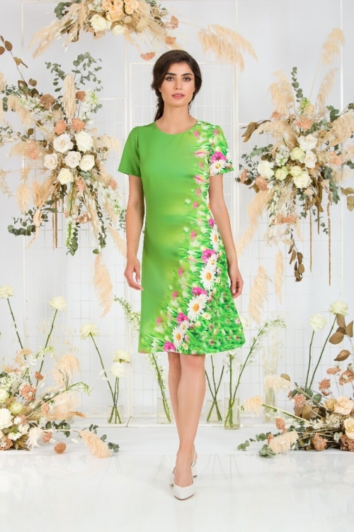 Rochie casual imprimata digital CMD615 - Img 9
