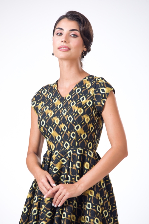 Rochie eleganta clos cu decolteu in V AW24 - Img 3