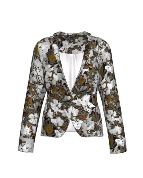 Sacou cambrat imprimat Floral CMD282