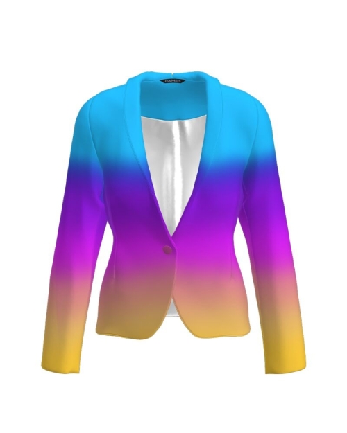 Sacou casual multicolor imprimat digital CMD1268 - Img 1