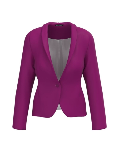 Sacou office magenta cambrat imprimat digital CMD3310 - Img 1