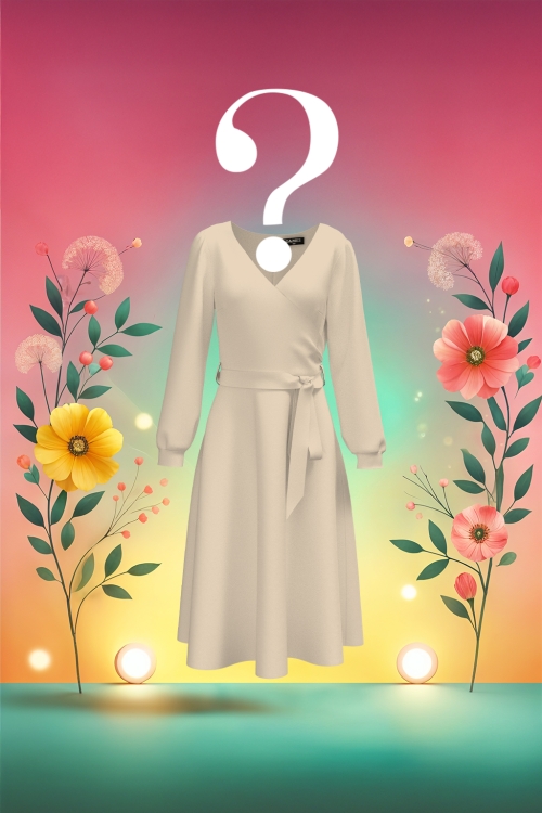 Surpriza Primaverii - Rochie clos eleganta cu maneca lunga
