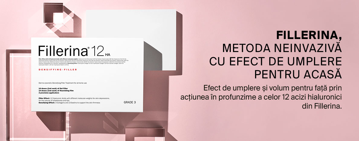 Fillerina 12HA &ndash; metodă neinvazivă cu efect cosmetic de umplere pentru acasă