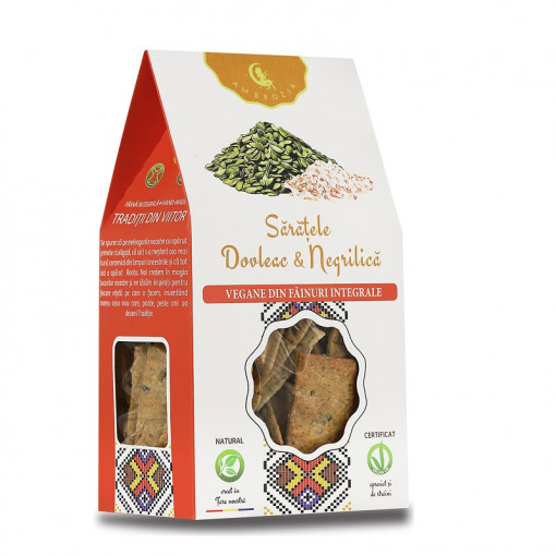AMBROZIA Crakers dovleac x 125gr