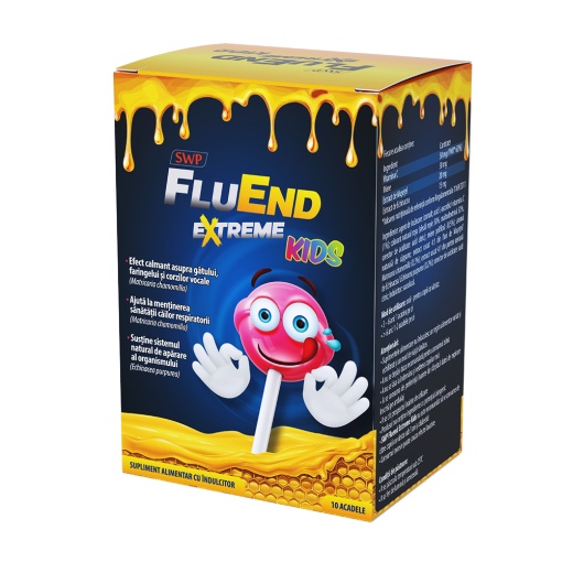 Fluend Extreme Kids, 10 acadele, Sun Wave Pharma