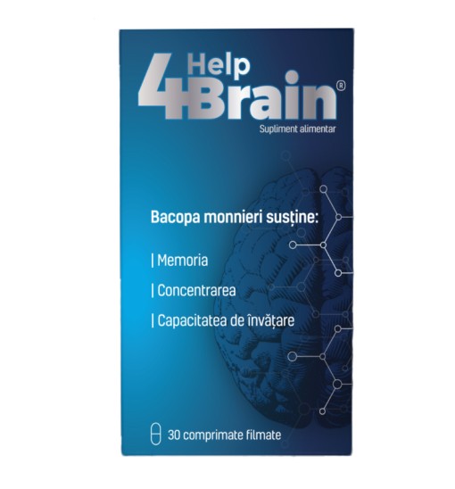 Help 4 Brain, 30 comprimate filmate, Zdrovit