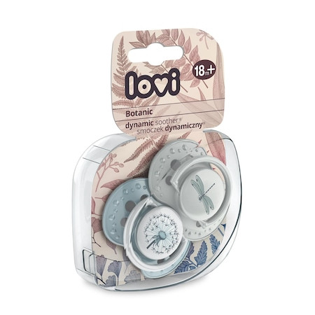 LOVI Suzeta Silicon Dynamic 18L+ x 2PCS BOTANIC BAIAT - 22/875boy