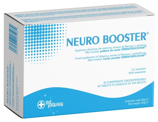 Neuro Booster cu ZebrafishCaviar, 40 comprimate