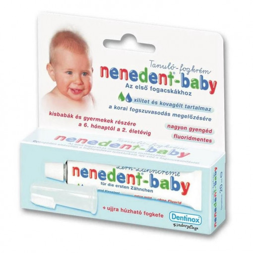 Pasta de dinti pentru bebelusi Nenedent Baby, 20 ml
