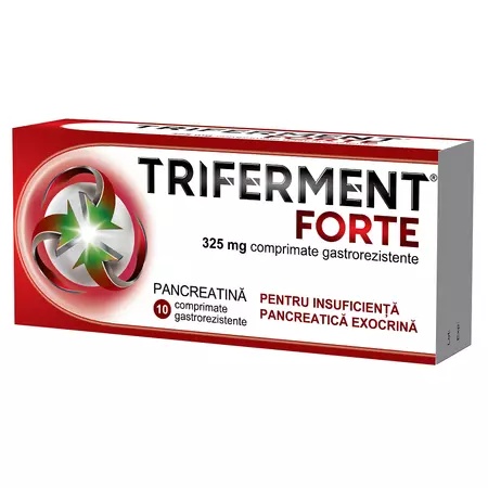 Triferment Forte, 325 mg, 10 comprimate, Biofarm