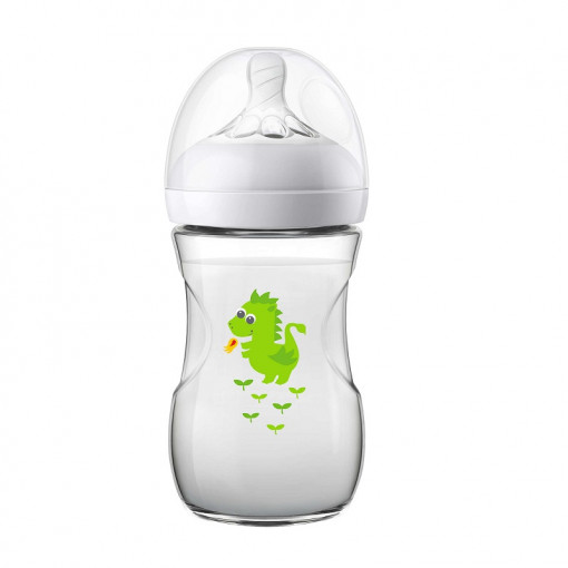 AVENT Biberon Natural ultra soft Dragon x 260ml SCF070/24