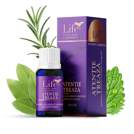 BIONOVATIV Ulei esential Atentie treaza 10ml